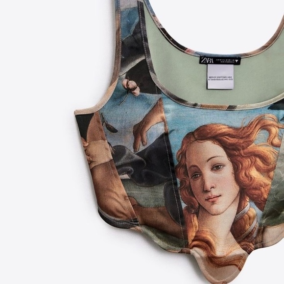 Zara Tops - ZARA The Birth Of Venus Corset